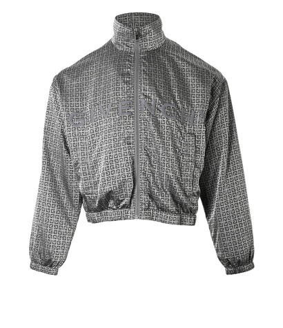Givenchy Logo Lightweight Jacket, &pound;395, Clothing, Grey, Polyester (Polymer), Front view