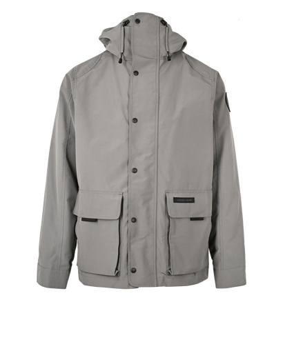 Canada Goose Lockeport Jacket, £380, Clothing, Grey, Cotton/Polyester (Polymer), Front view
