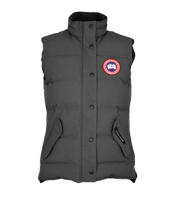 Canada Goose Freestyle Gilet, Poly/Cotton, Grey, Sz S, 2*