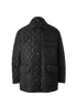 Burberry Quilted Jacket, &pound;550, Clothing, Black, Polyester Mix, Front view