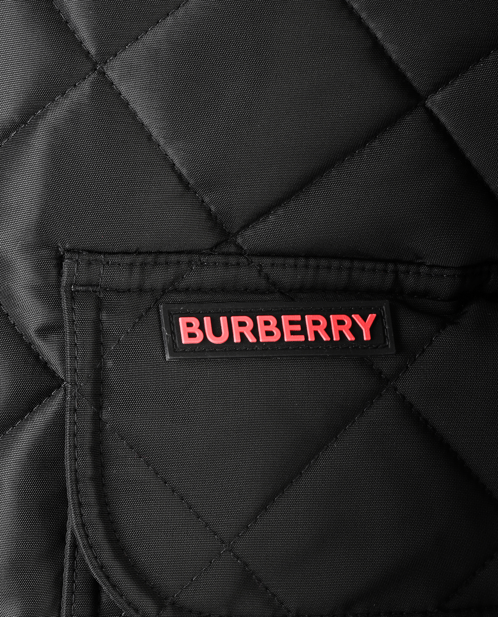Burberry Quilted Jacket, &pound;550, Clothing, Black, Polyester Mix, Other view