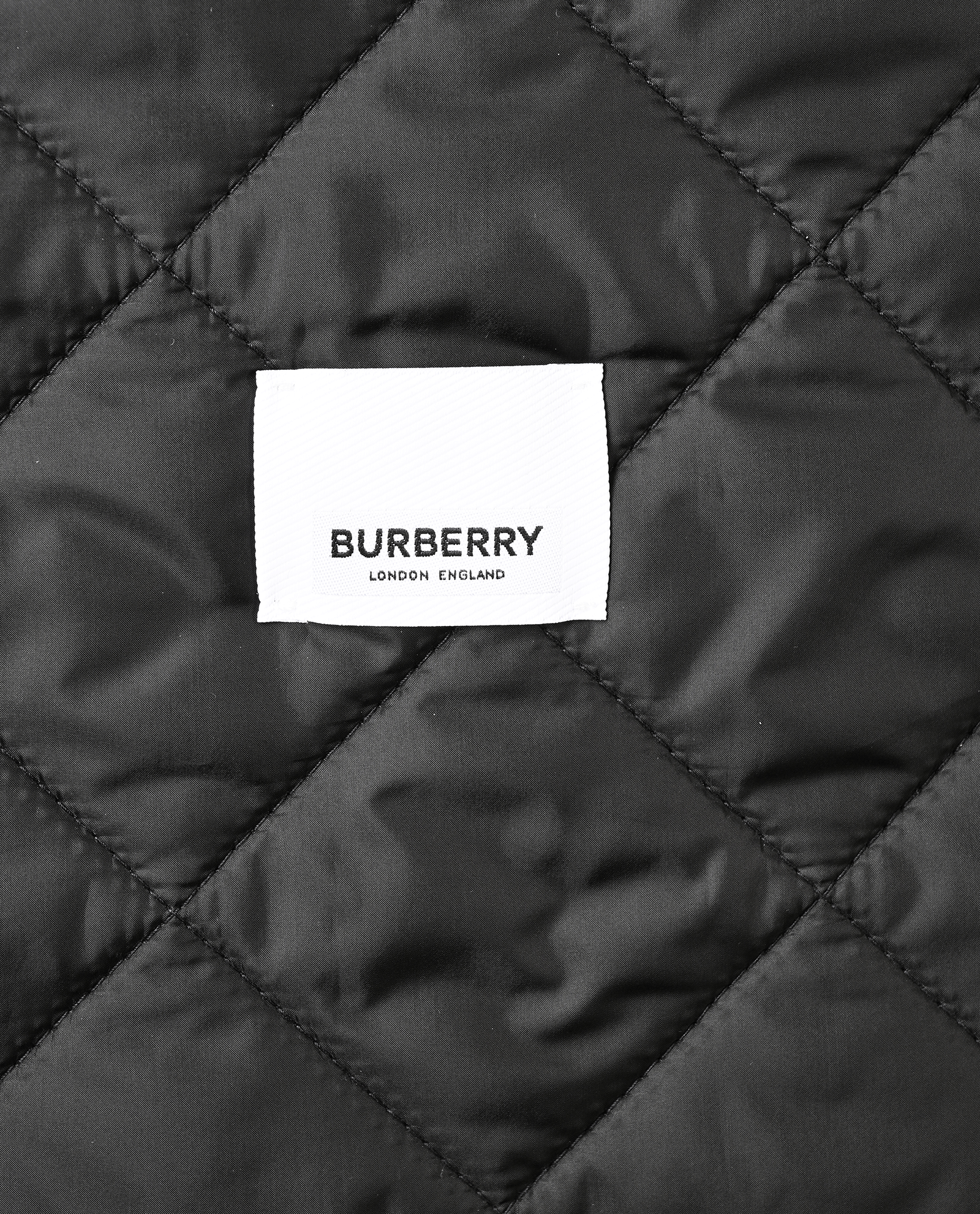 Burberry Quilted Jacket, &pound;550, Clothing, Black, Polyester Mix, Other view