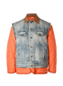 Gucci Reversible Jacket, £660, Clothing, Blue/Orange, Nylon, Front view