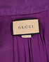 Gucci Ruffle Bomber Jacket, £450, Clothing, Purple, Acetate, Other view