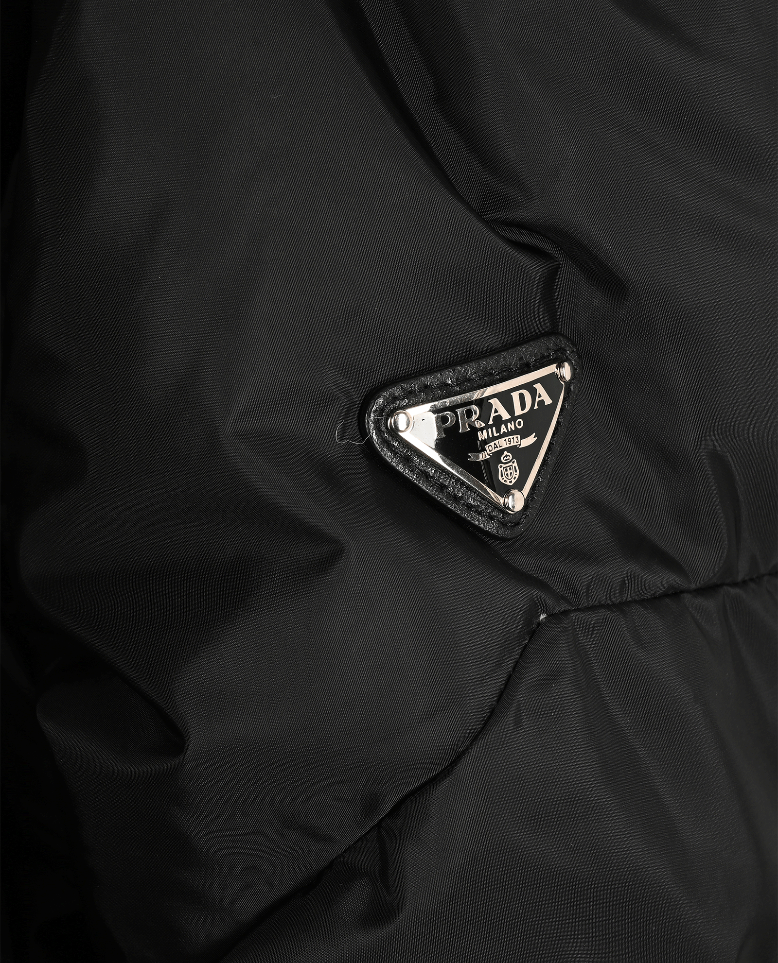 Prada Long Quilted Puffer Jacket, &pound;795, Clothing, Black, Nylon, Other view