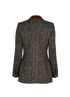 Dolce & Gabbana Plaid Blazer, &pound;190, Clothing, Brown, Wool, Back view