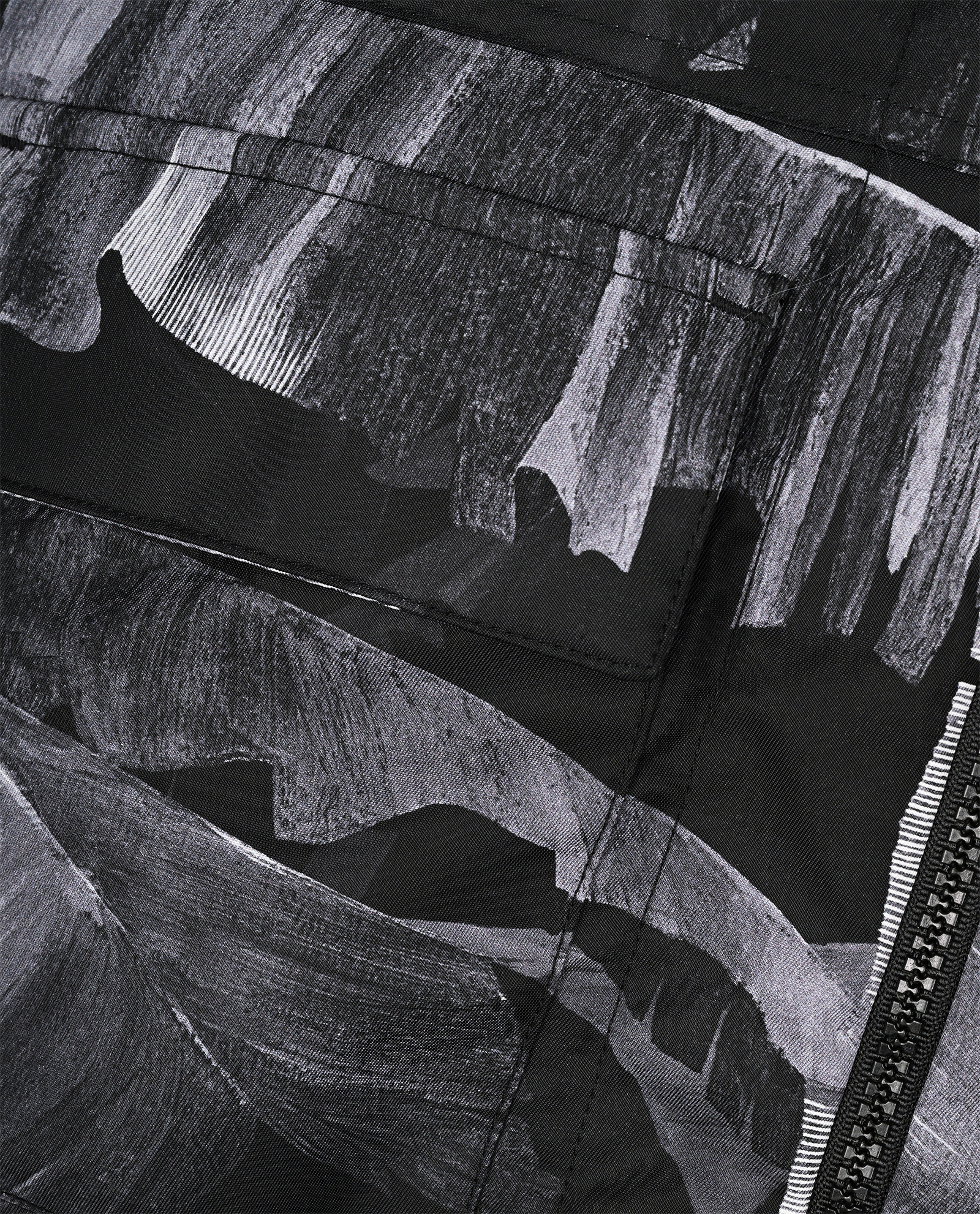 Dolce & Gabbana Palm Print Hooded Jacket, &pound;395, Clothing, Black, Polyester (Polymer), Other view