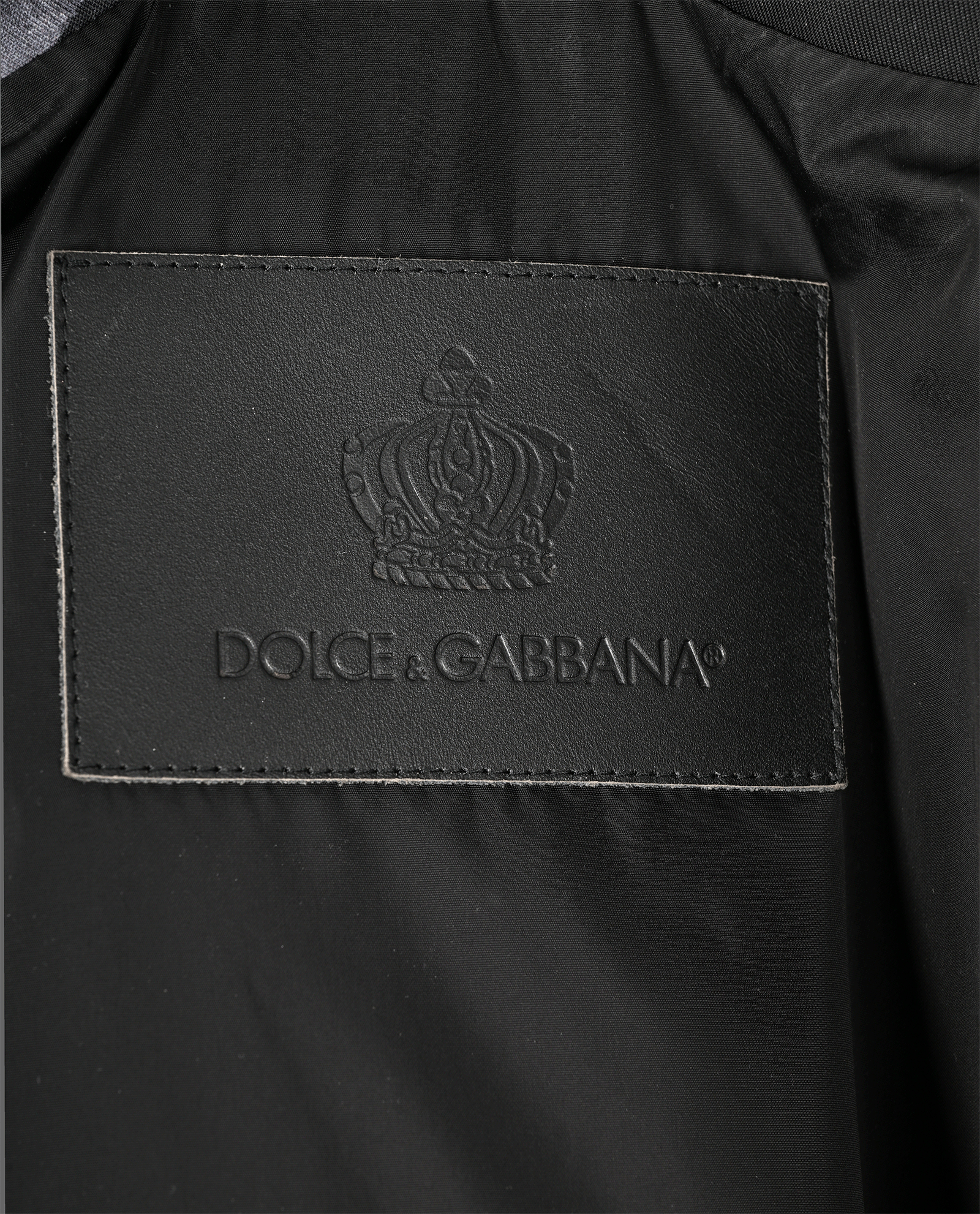 Dolce & Gabbana Palm Print Hooded Jacket, &pound;395, Clothing, Black, Polyester (Polymer), Other view