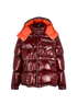 Moncler Karakorum Puffer Jacket, &pound;650, Clothing, Red, Down Feathers, Front view