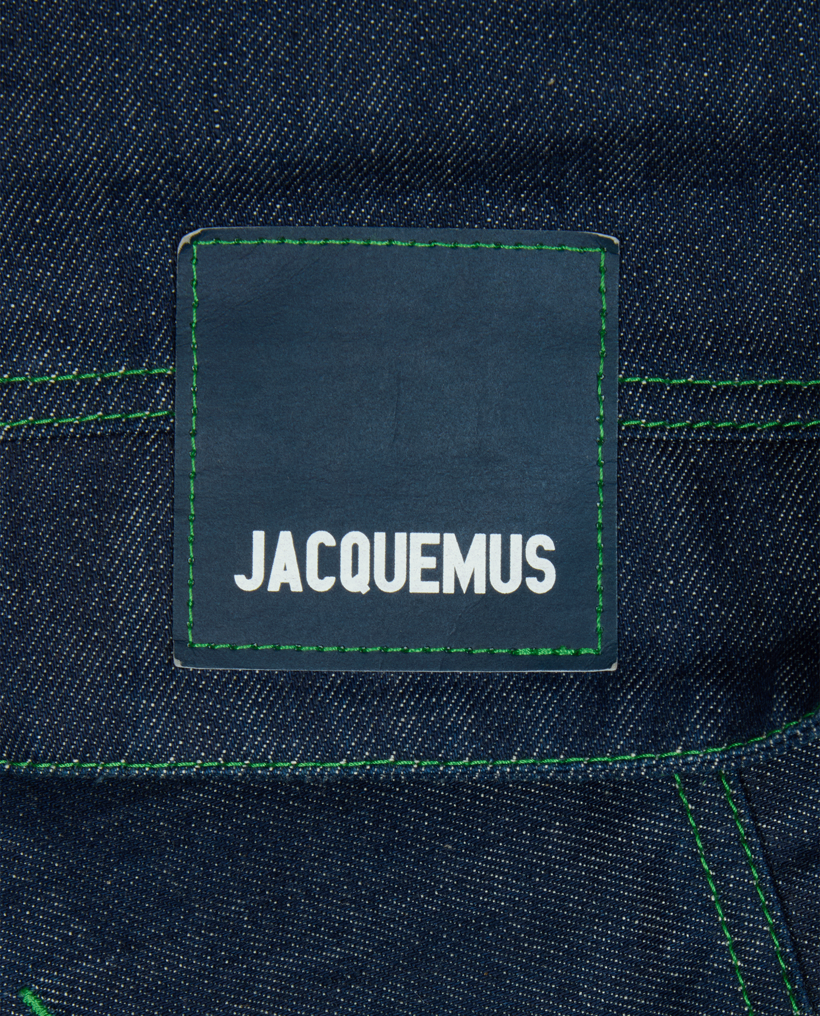 Jacquemus Le Splash Denim Jacket, &pound;150, Clothing, Blue, Cotton/Denim, Other view