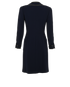 Chanel 1992 Trimmed Long Jacket, &pound;995, Clothing, Navy, Wool, Back view