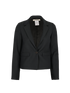 Chloe Single-Button Blazer, £220, Clothing, Green, Mohair/Wool, Front view
