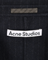 Acne Studio Pinstripe Double Breasted Jacket, £450, Clothing, Blue, Wool, Other view