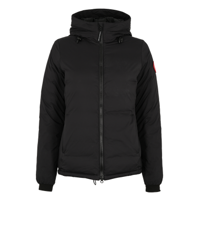 Canada Goose Hooded Puffer Jacket, &pound;610, Clothing, Black, Down Feathers, Front view
