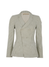 Balenciaga Vintage Striped Blazer, £180, Clothing, Cream/Grey, Cotton, Front view