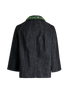 Miu Miu Embellished Collar Denim Jacket, £395, Clothing, Blue, Cotton, Back view