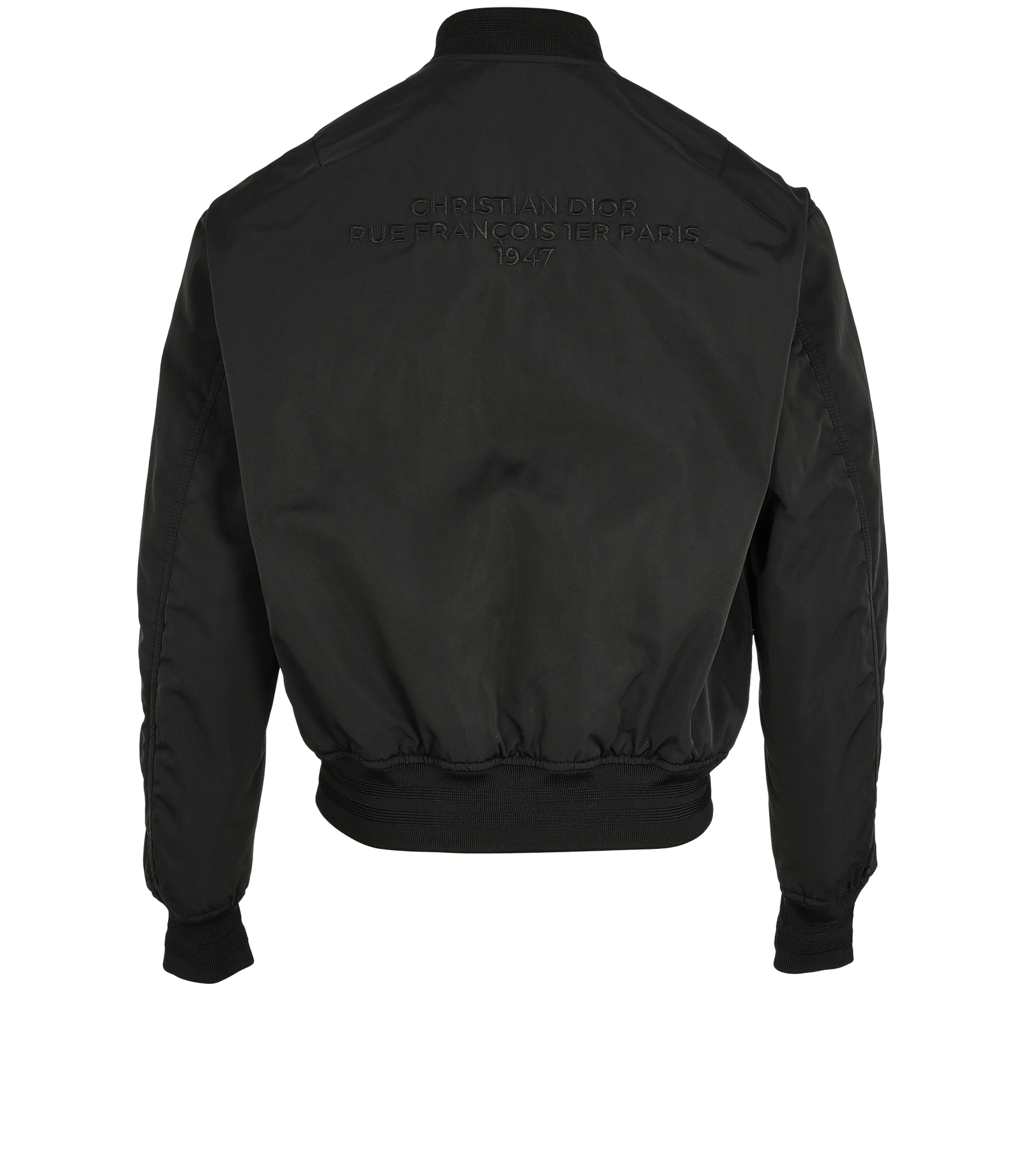 Christian Dior Bomber Jacket, &pound;850, Clothing, Black, Polyester (Polymer), Back view