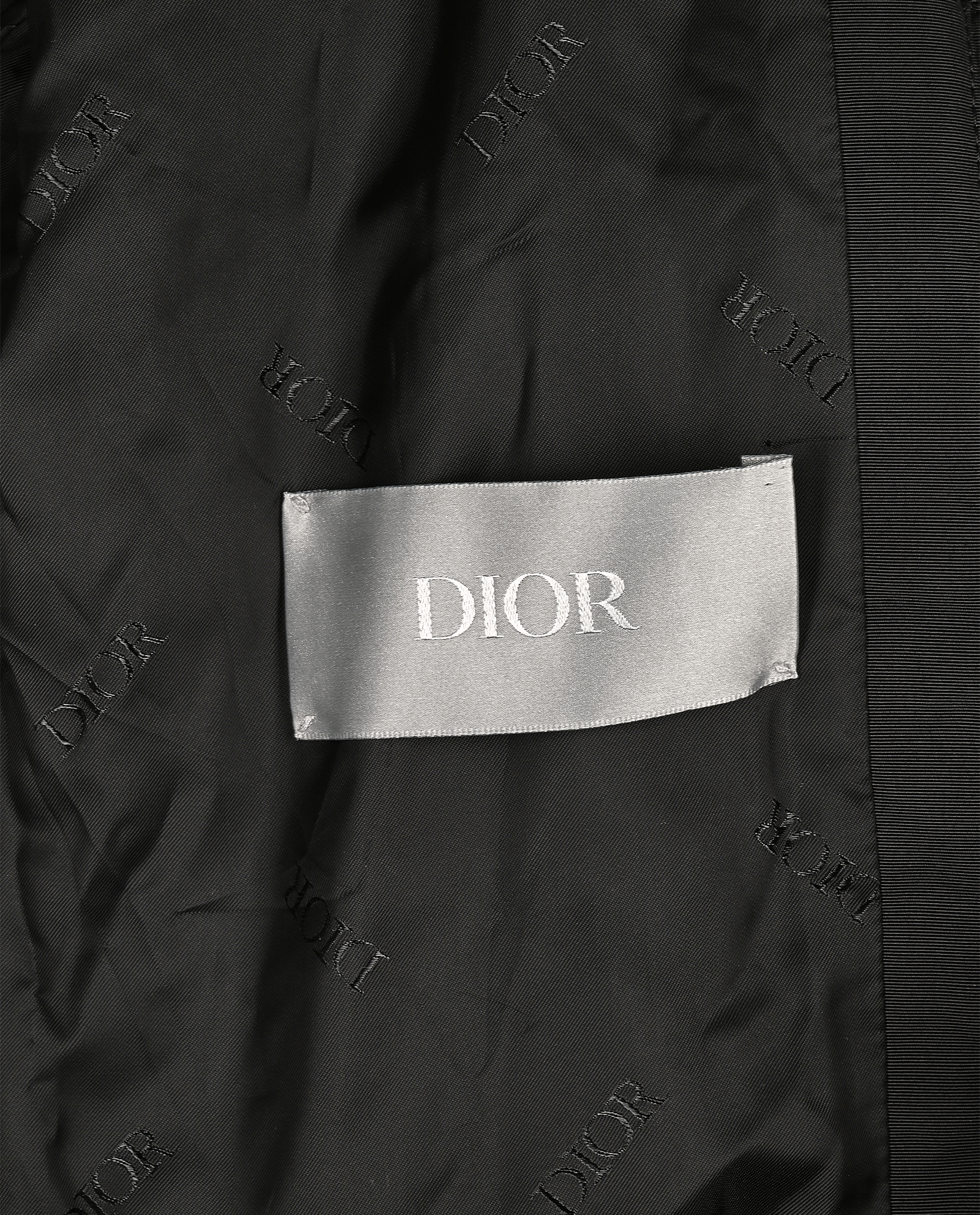 Christian Dior Bomber Jacket, &pound;850, Clothing, Black, Polyester (Polymer), Other view