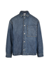 Bottega Veneta Padded Denim Jacket, &pound;420, Clothing, Blue, Cotton, Front view