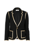 Saint Laurent Blazer, £380, Clothing, Black, Wool, Front view