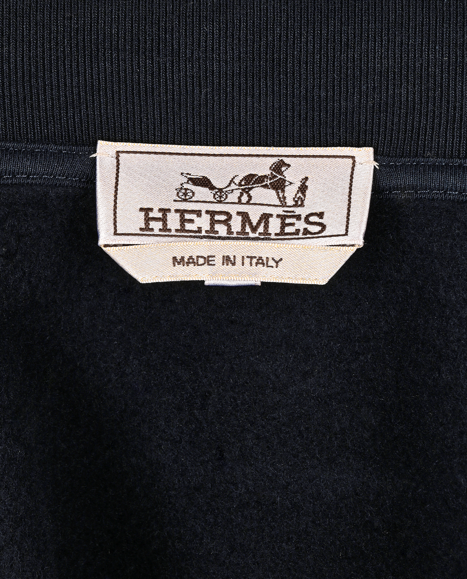 Hermes C.D.S Varsity Jacket, &pound;750, Clothing, Navy, Cotton, Other view