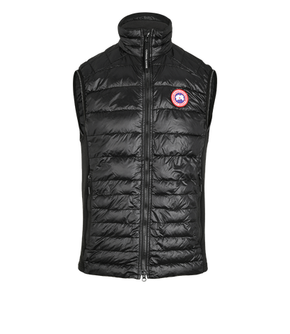 Canada Goose HyBridge Lite Vest, &pound;395, Clothing, Black, Down Feathers/Polyester (Polymer), Front view