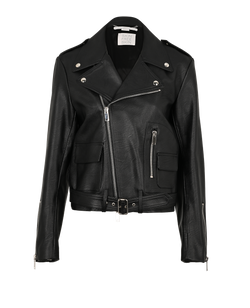 Stella McCartney Alter Mat Biker Jacket, Poly/Viscose, Black, UK 8, 3*