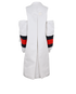 Gucci Detachable Sleeves Long Jacket, £650, Clothing, White, Silk, Back view