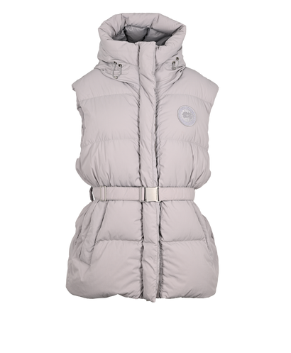 Canada Goose Rayla Hooded Gilet, £510, Clothing, Grey, Nylon (Polymer), Front view
