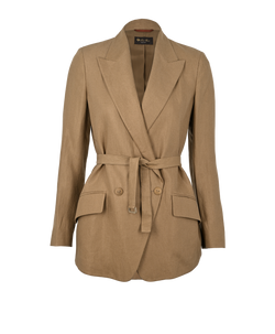 Loro Piana Blazer, Flax, Khaki, UK6, 2*