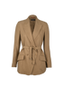 Loro Piana Blazer, £395, Clothing, Khaki, Faux Leather, Front view