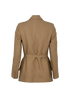 Loro Piana Blazer, £395, Clothing, Khaki, Faux Leather, Back view