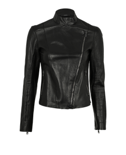 Joseph Biker Jacket, Lambskin, Black, UK8, 2*