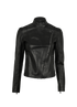 Joseph Biker Jacket, £180, Clothing, Black, Lambskin Leather, Front view