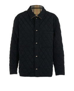 Burberry Quilted Jacket, Polyamide, Black, Sz M, 2*