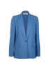 Stella McCartney Structured Single-Breasted Blazer, &pound;140, Clothing, Blue, Wool, Front view