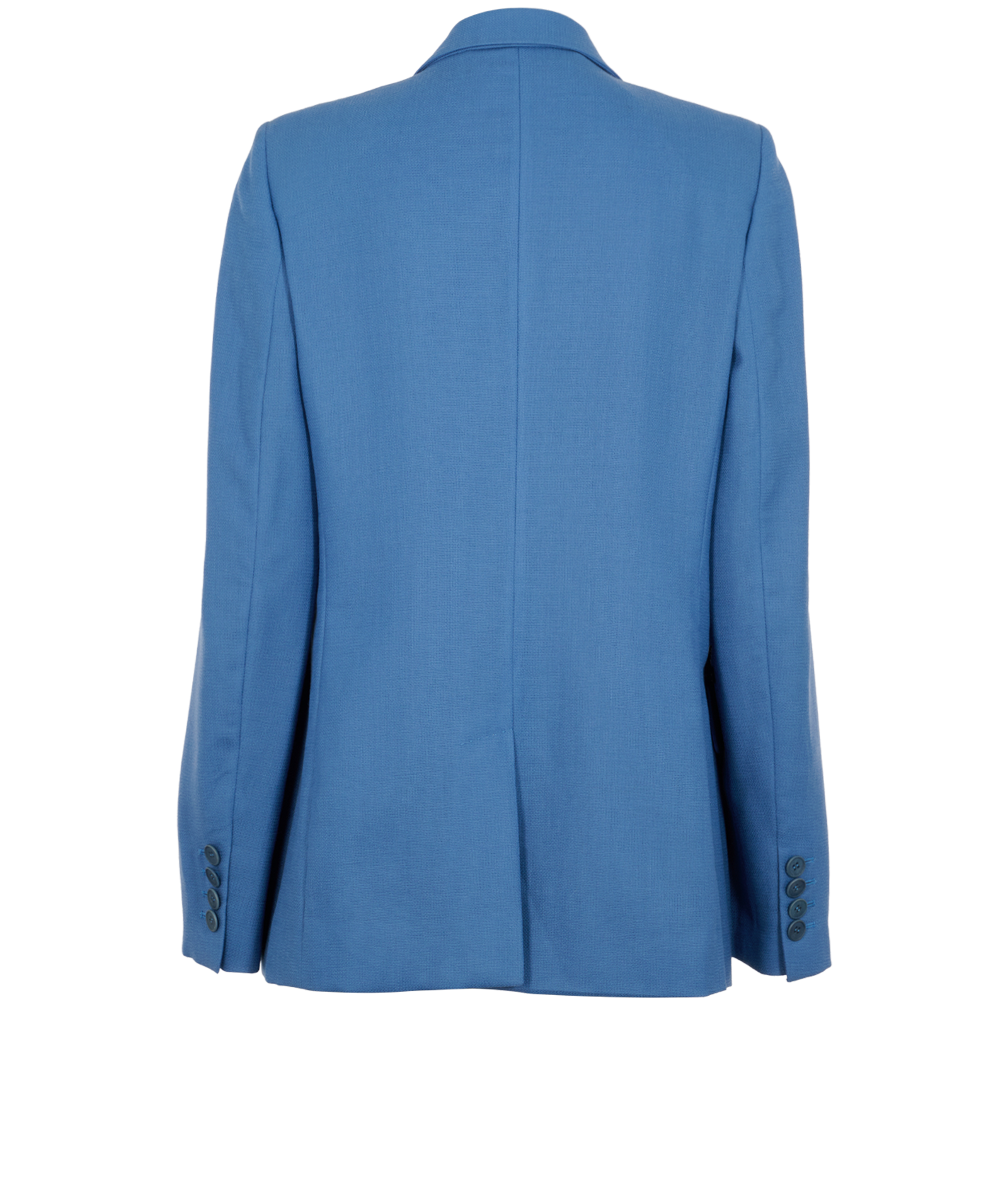 Stella McCartney Structured Single-Breasted Blazer, &pound;140, Clothing, Blue, Wool, Back view
