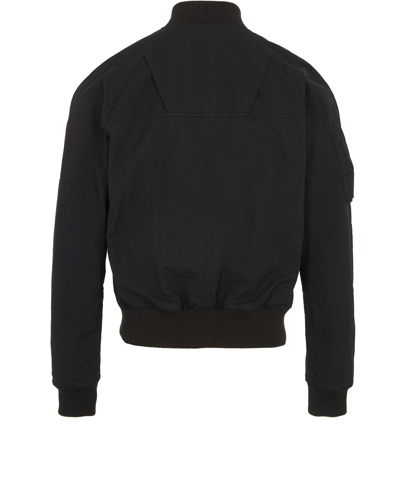 Canada Goose Shell Bomber Jacket, &pound;275, Clothing, Black, Nylon, Back view
