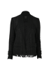 Isabel Marant Tweed Blazer, £220, Clothing, Black, Cotton, Front view