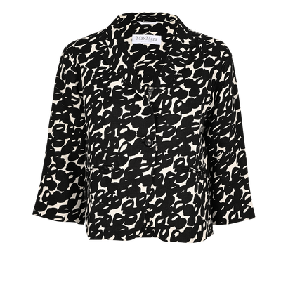 Max Mara Blazer, £140, Clothing, Black/White, Linen, Front view