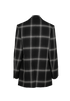 Stella McCartney Oversized Check Blazer, £230, Clothing, Black/Grey, Wool, Back view