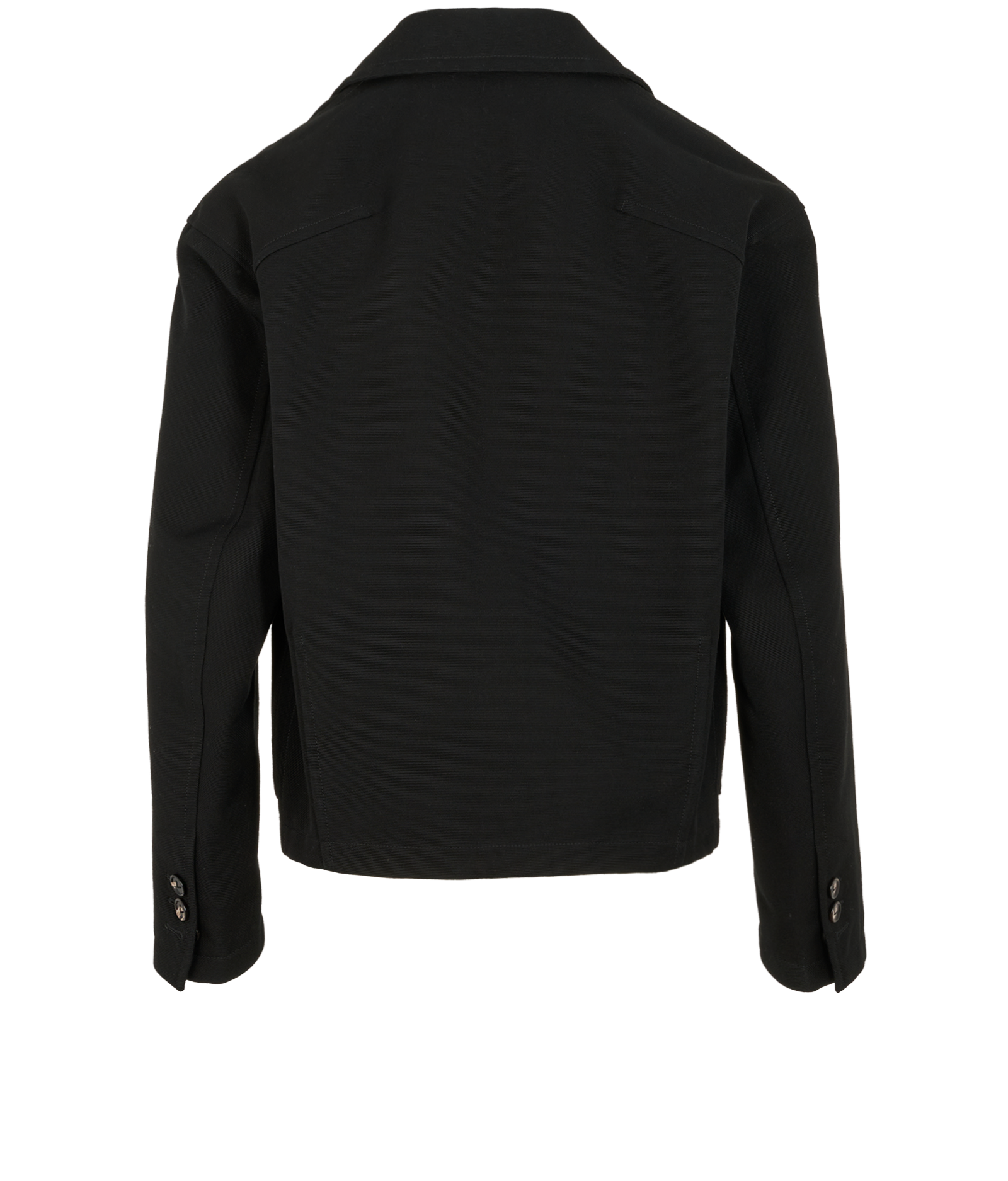 Bottega Veneta Jacket, &pound;550, Clothing, Black, Cotton, Back view