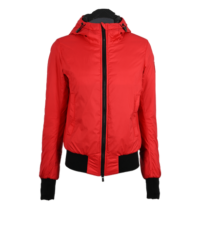 Canada Goose Dore Jacket, £430, Clothing, Red, Polyester (Polymer), Front view
