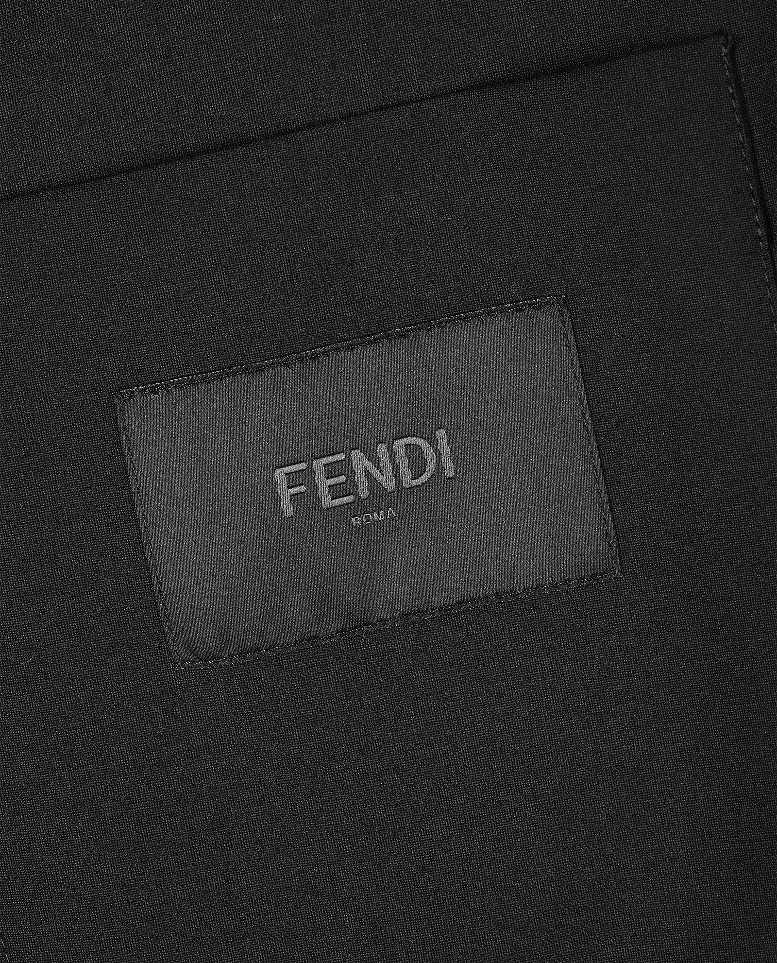 Fendi Overshirt Jacket, &pound;410, Clothing, Black, Polyester Mix, Other view