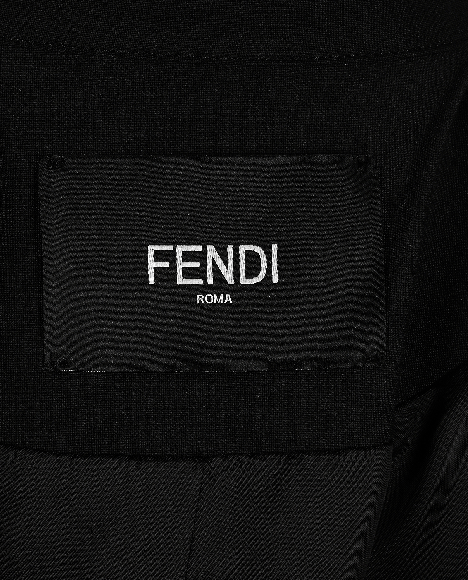 Fendi Overshirt Jacket, &pound;410, Clothing, Black, Polyester Mix, Other view