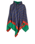 Gucci Reversible Rain Poncho, £395, Clothing, Blue, Polyester Mix, Front view