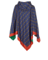 Gucci Reversible Rain Poncho, £395, Clothing, Blue, Polyester Mix, Back view