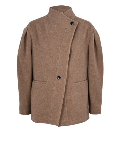 Isabel Marant Jabadi Jacket, £390, Clothing, Beige, Polyester (Polymer)/Wool, Front view