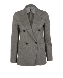 Max Mara Blazer, Wool, Grey, UK4, 2*