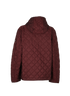 Prada Logo Quilted Jacket, &pound;650, Clothing, Burgundy, Nylon, Back view